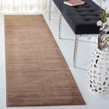 Vision Collection Runner Rug 2ft 2in x 14ft - Modern Ombre Brown