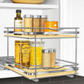Pull Out Spice Rack Organizer 10-1/4 in Slide Out Drawer - Smooth