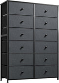 12 Drawers Dresser for Bedroom - Tall 52.2in Storage Chest