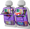 Foldable Car Backseat Organizer with Tablet Holder and 6 Pockets