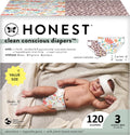 Clean Conscious Diapers for Sensitive Skin Size 3 - Up to 100% Leak