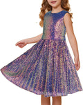 Girls Sequin Prom Dress Size 5-12 - Sparkle Mid-Calf A-Line