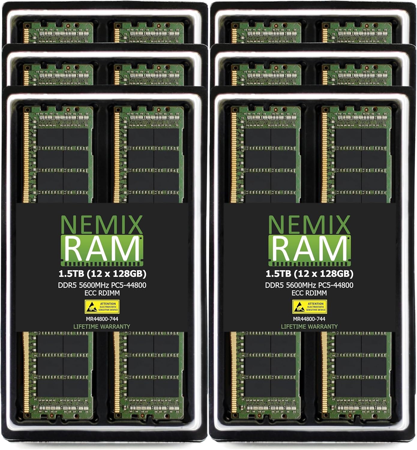 NEMIX RAM 1.5TB DDR5 5600MHZ ECC RDIMM Server Memory Kit