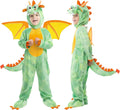 Toddler Dragon Costume 12-18 Months - Wings & 3D Hood