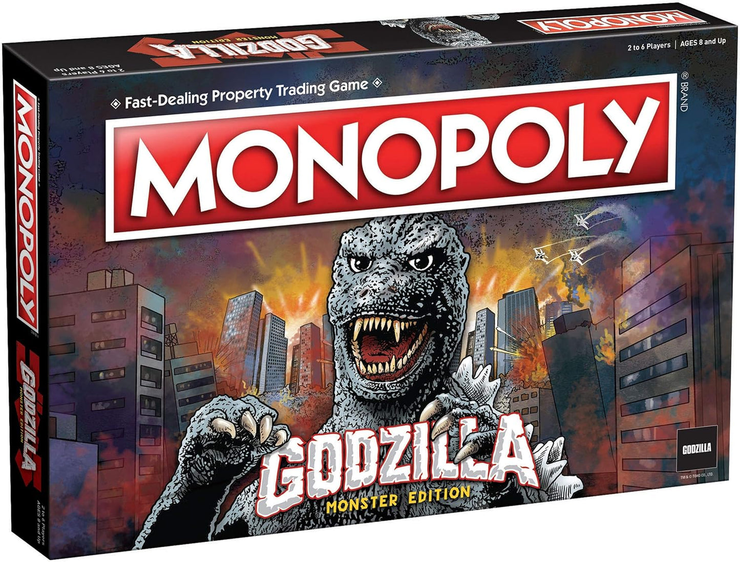 Monopoly: Godzilla Collectible Game with Iconic Kaiju Monsters