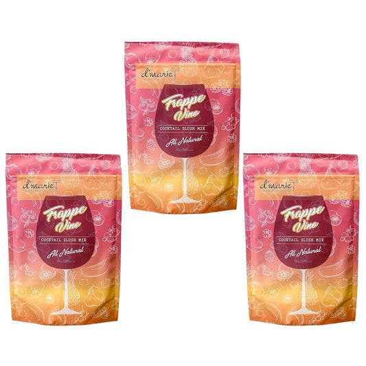 Frozen Cocktail Drink Mix for Easy Wine Slushies - 3 Pack
