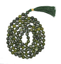 Natural Green Jade Mala Beads - Healing Meditation Gem