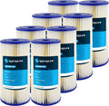 SpiroPure 10x4.5 50 Micron Pleated Sediment Filter - Case of 8