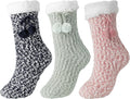 BenSorts Women Non Slip Winter Thick Slipper Socks - Warm Fuzzy