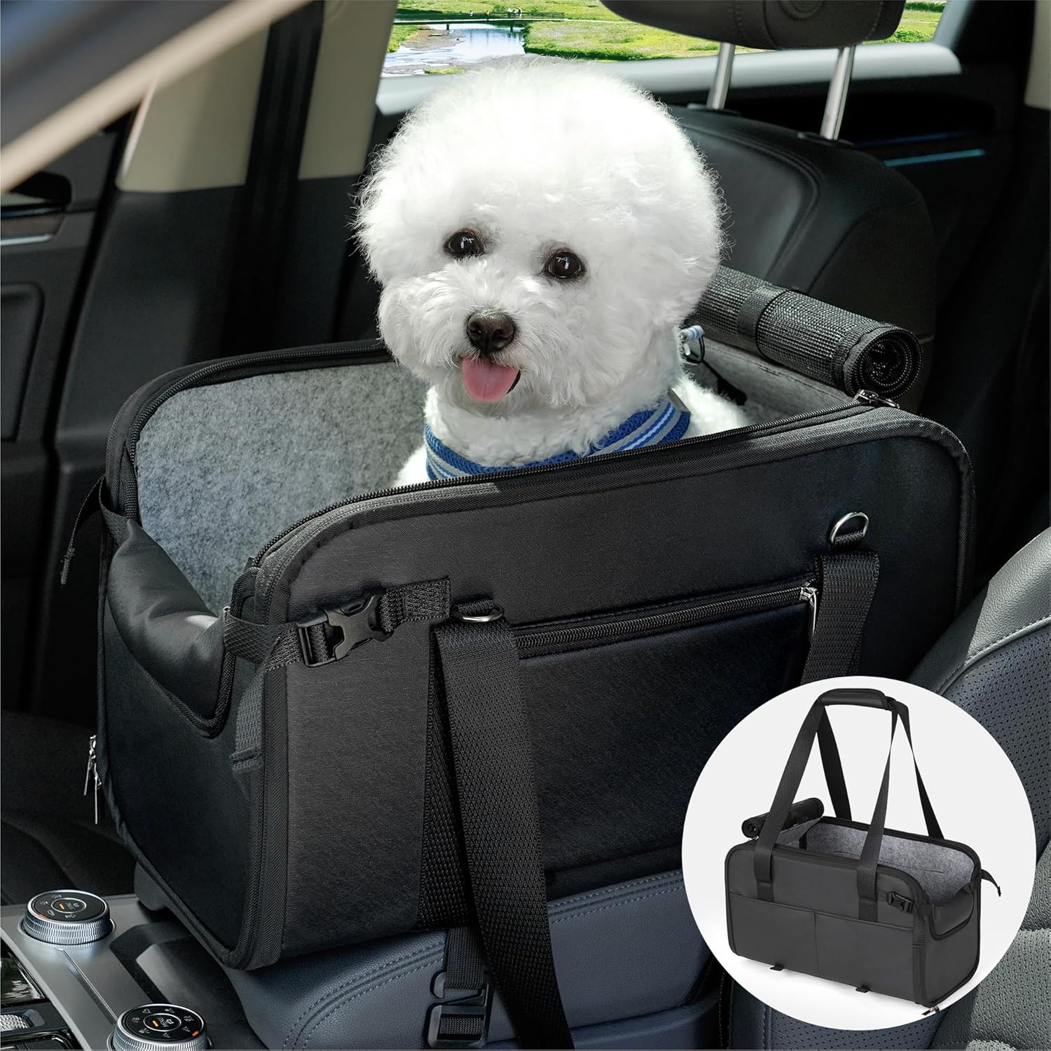 WOYYHO Small Dog Car Seat: Safe & Stylish Travel Solution