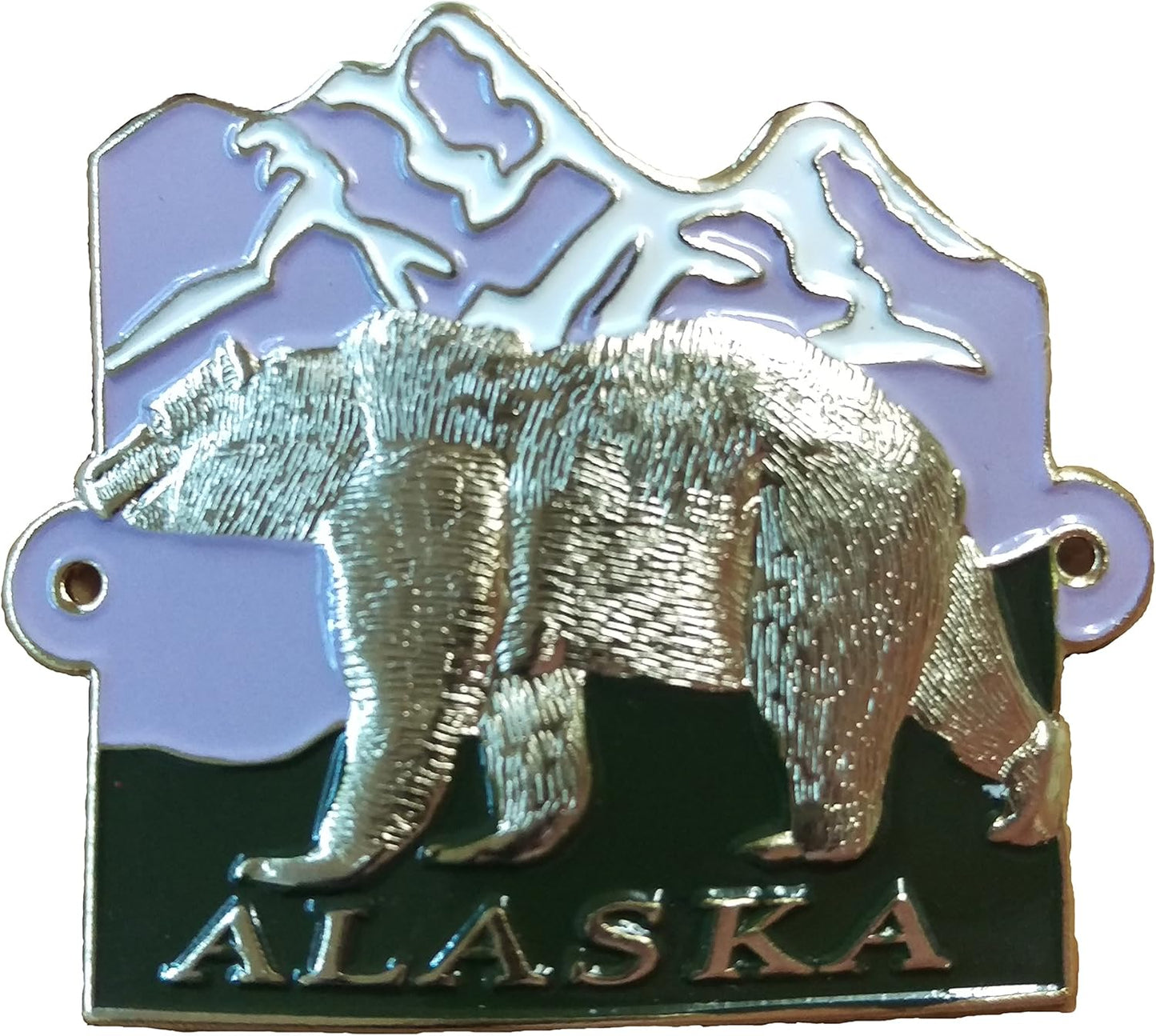 Alaska Bear Hiking Stick Medallion