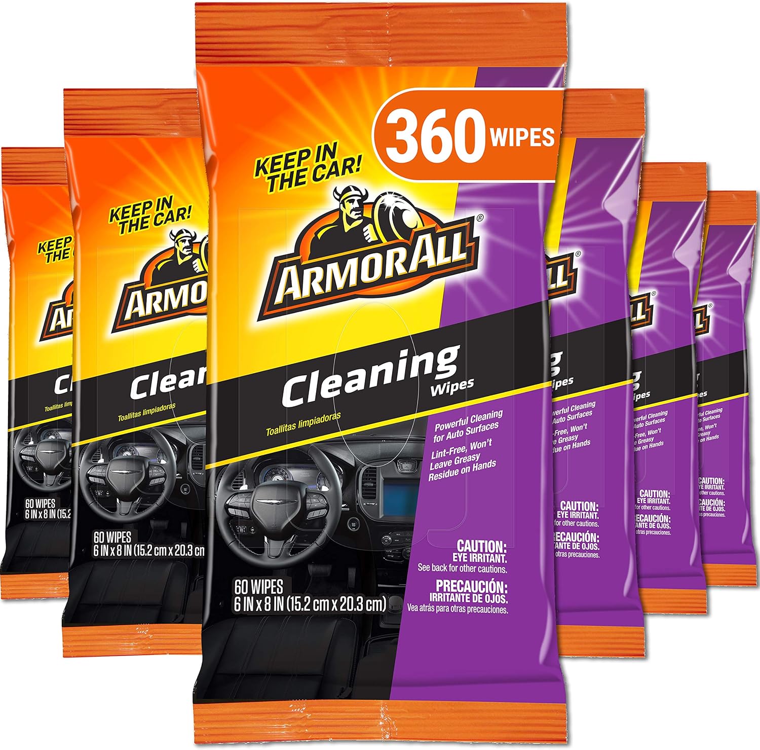 Armor All Interior Car Cleaning Wipes for a Spotless Finish