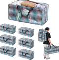 WORKPRO 6 Pack Extra Large Moving Bags with Zippers - Heavy Duty