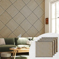Upick Acoustic Wood Wall Panels 4 Pack 24in x24in - Noise Reduction