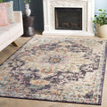 5 ft 3 in x 7 ft 6 in Boho Medallion Area Rug - Black & Gold