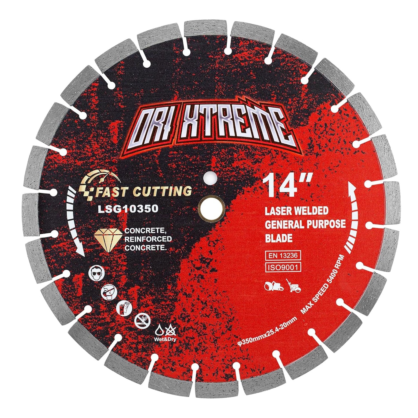 14 Inch Laser Welded Diamond Concrete Saw Blade for Cutting