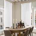 Pinch Pleated Extra Wide Linen Curtains for Patio Doors 120 in