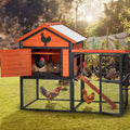 Durable 65 Outdoor Wooden Chicken Coop for 4-6 Chickens