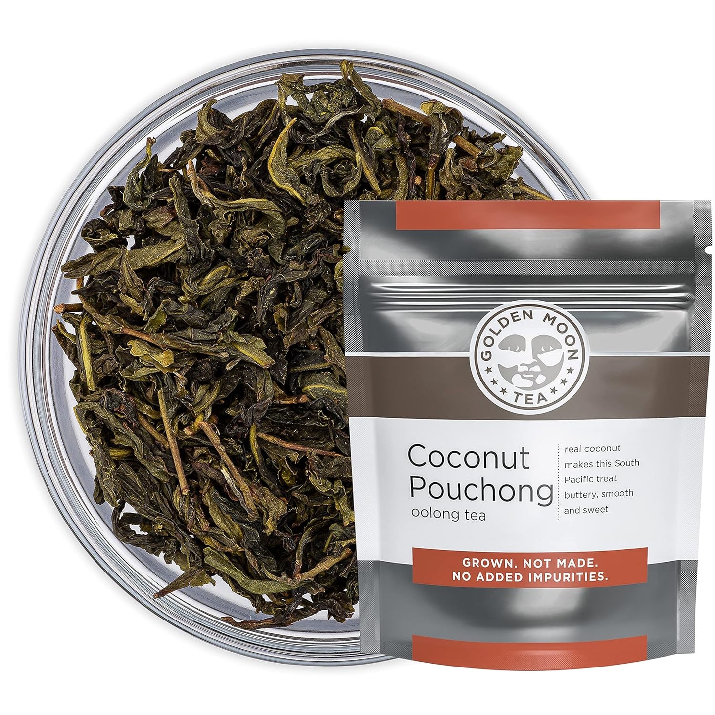 Coconut Pouchong Green Tea - Loose Leaf, Non GMO, Half Pound