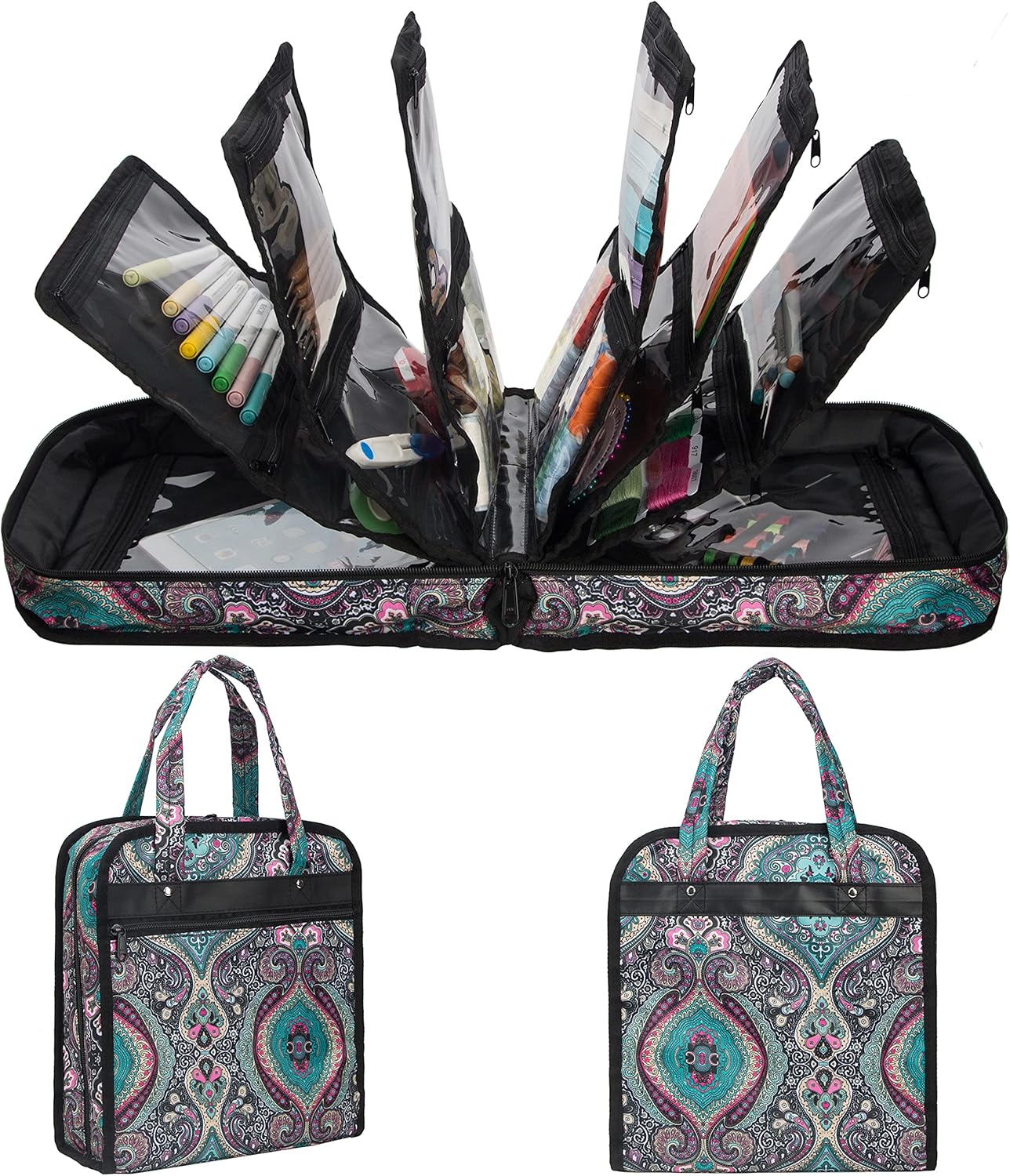 PACMAXI Sewing Accessories Storage Bag for Craft Tools and More