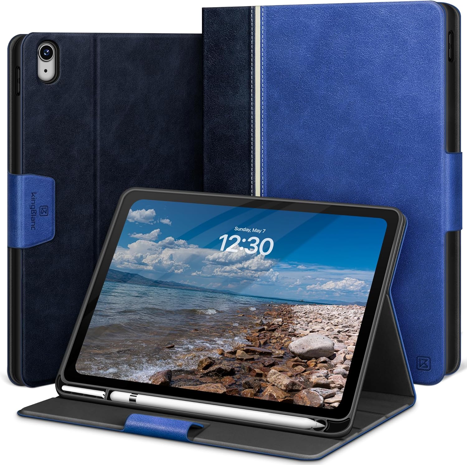 KingBlanc iPad Case for 11-inch 2025 with Pencil Holder