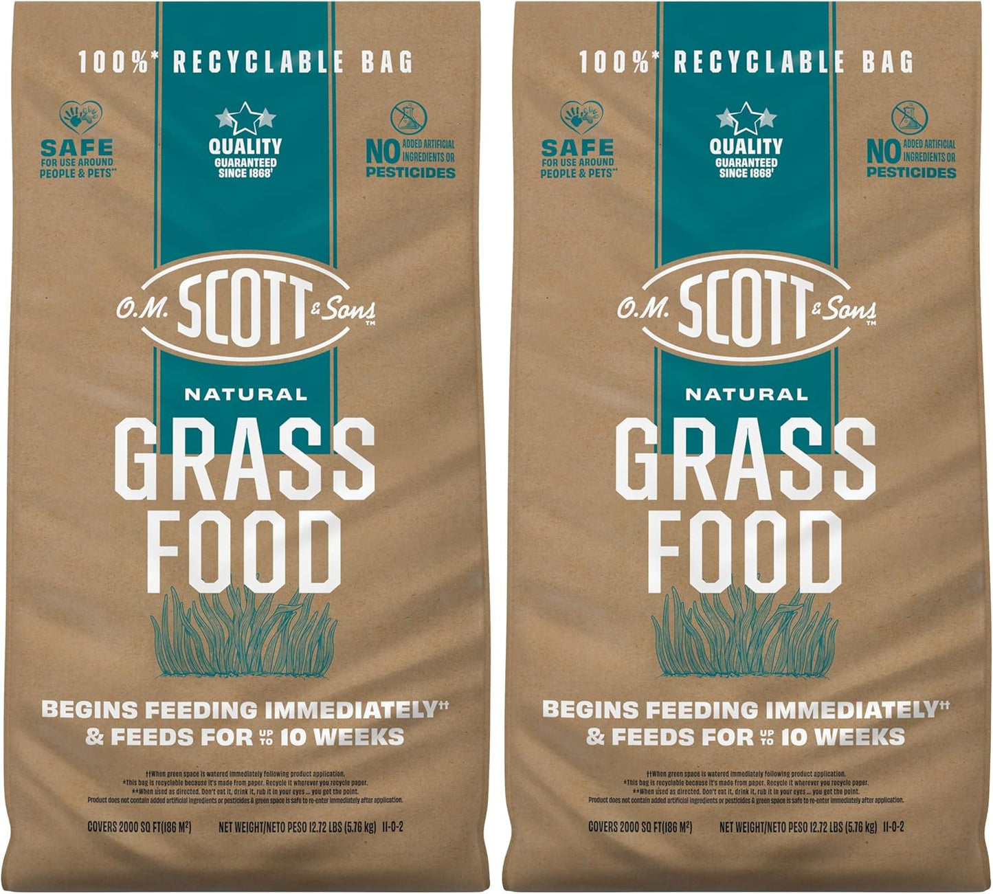O.M. Scott and Sons Natural Grass Food for Lush Lawns