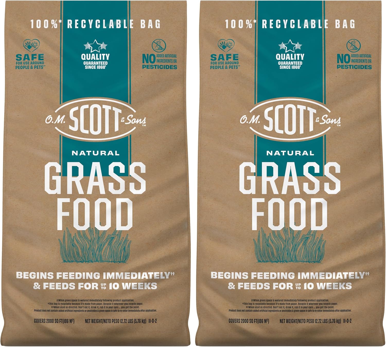 O.M. Scott and Sons Natural Grass Food for Lush Lawns