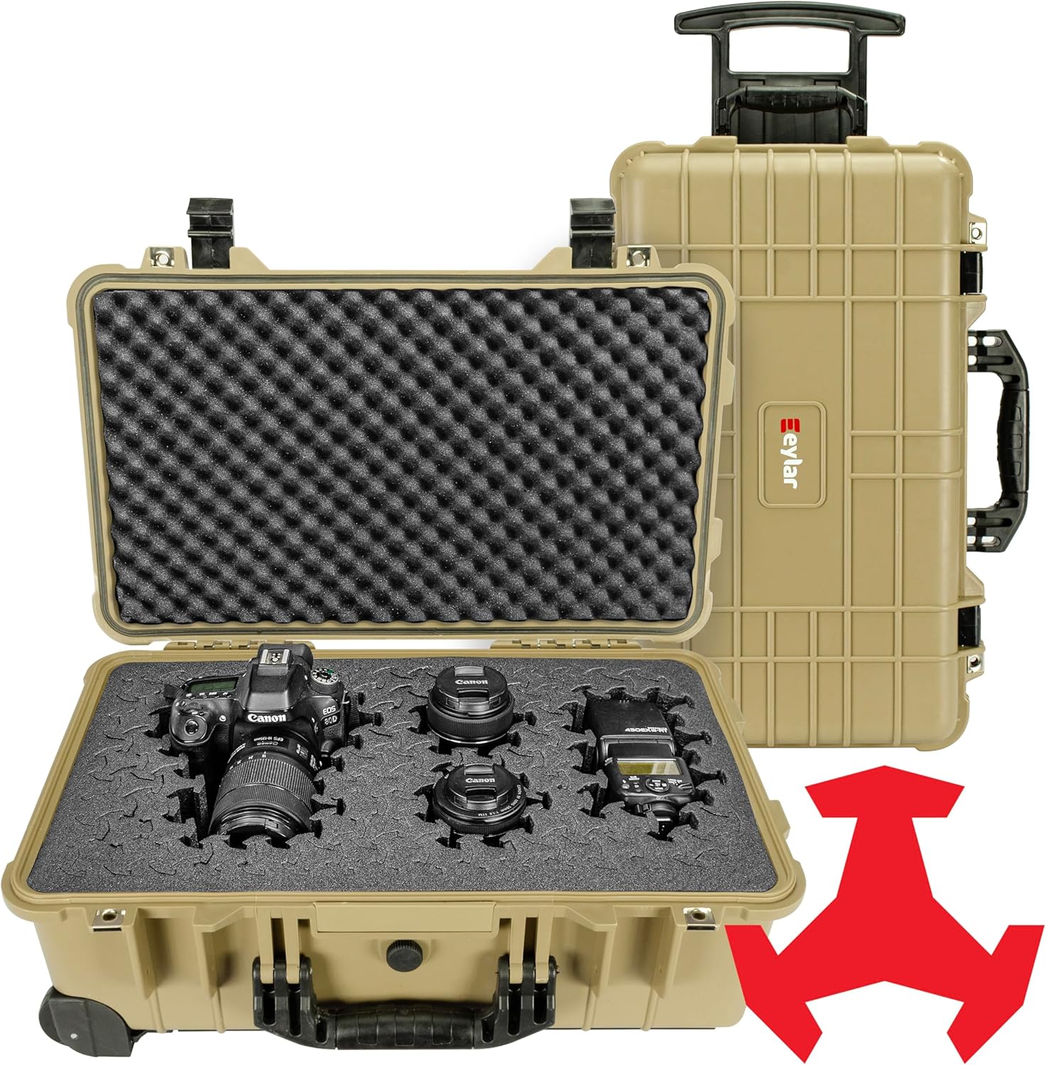 Eylar 22 Carry-On Roller Hard Case for Equipment and Drones