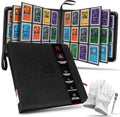 Toploader Binder Holds 384 Cards - Premium Ringless 12-Pocket