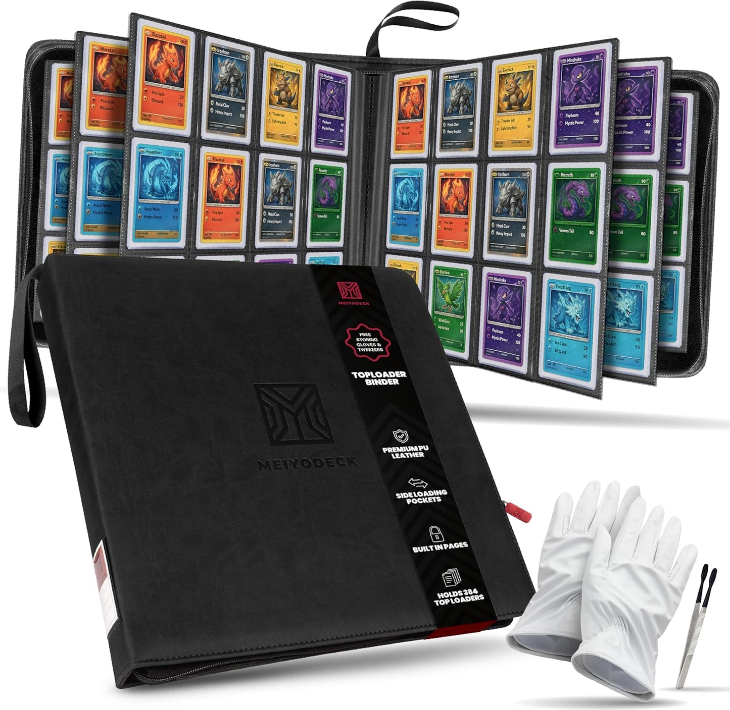 Toploader Binder for 384 Cards | Premium Trading Card Storage