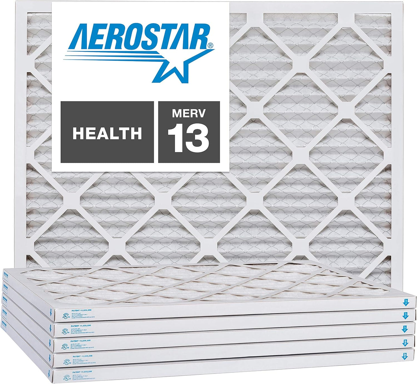 Aerostar 17x22x1 MERV 13 Pleated Air Filter for Ultimate Protection