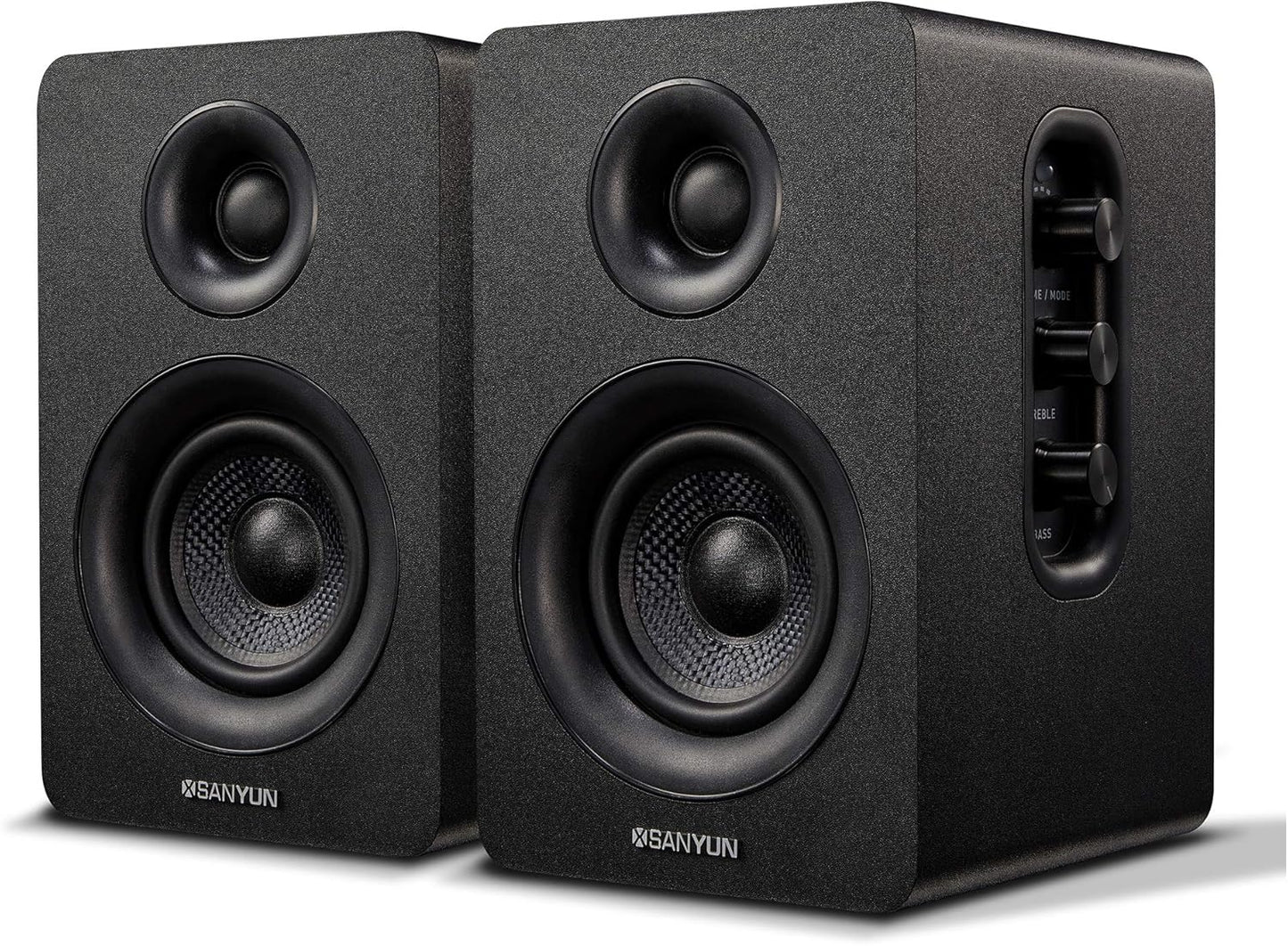 Immerse in 3D Sound: Sanyun SW208 Bluetooth Bookshelf Speakers