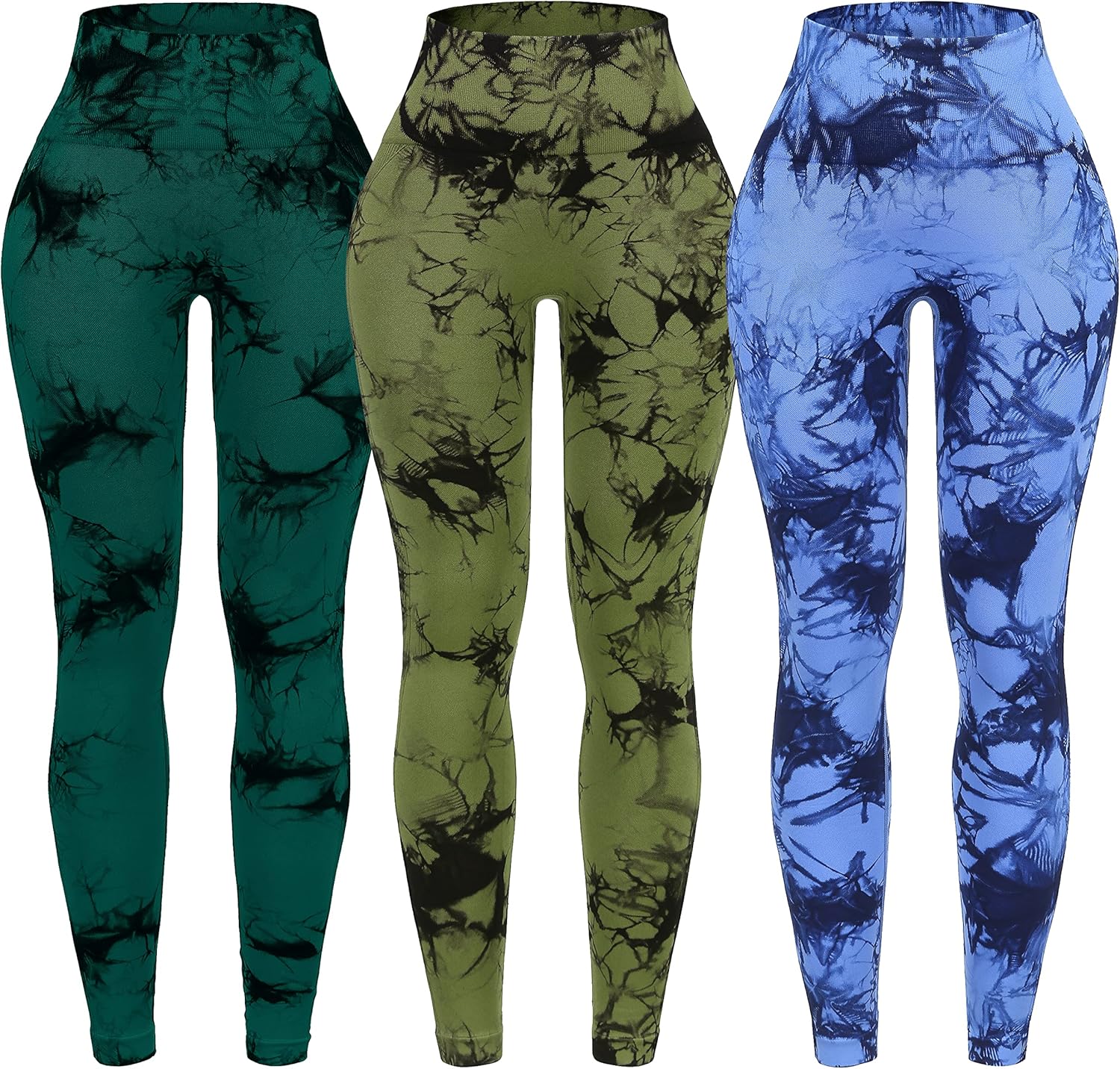 OVESPORT Tie Dye Seamless High Waisted Workout Leggings Review