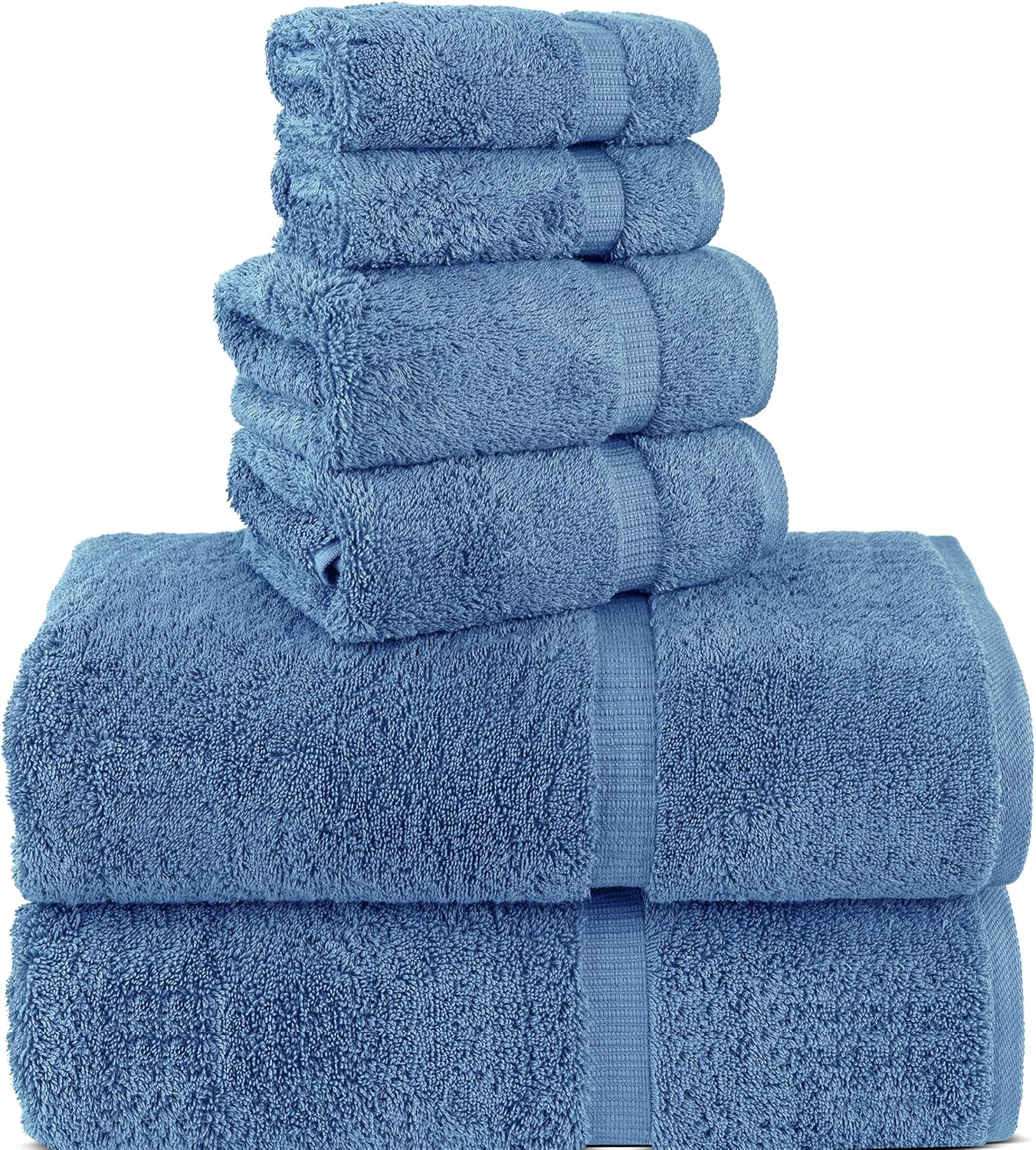 Chakir Turkish Linens Premium Cotton Towel Set for Bathroom