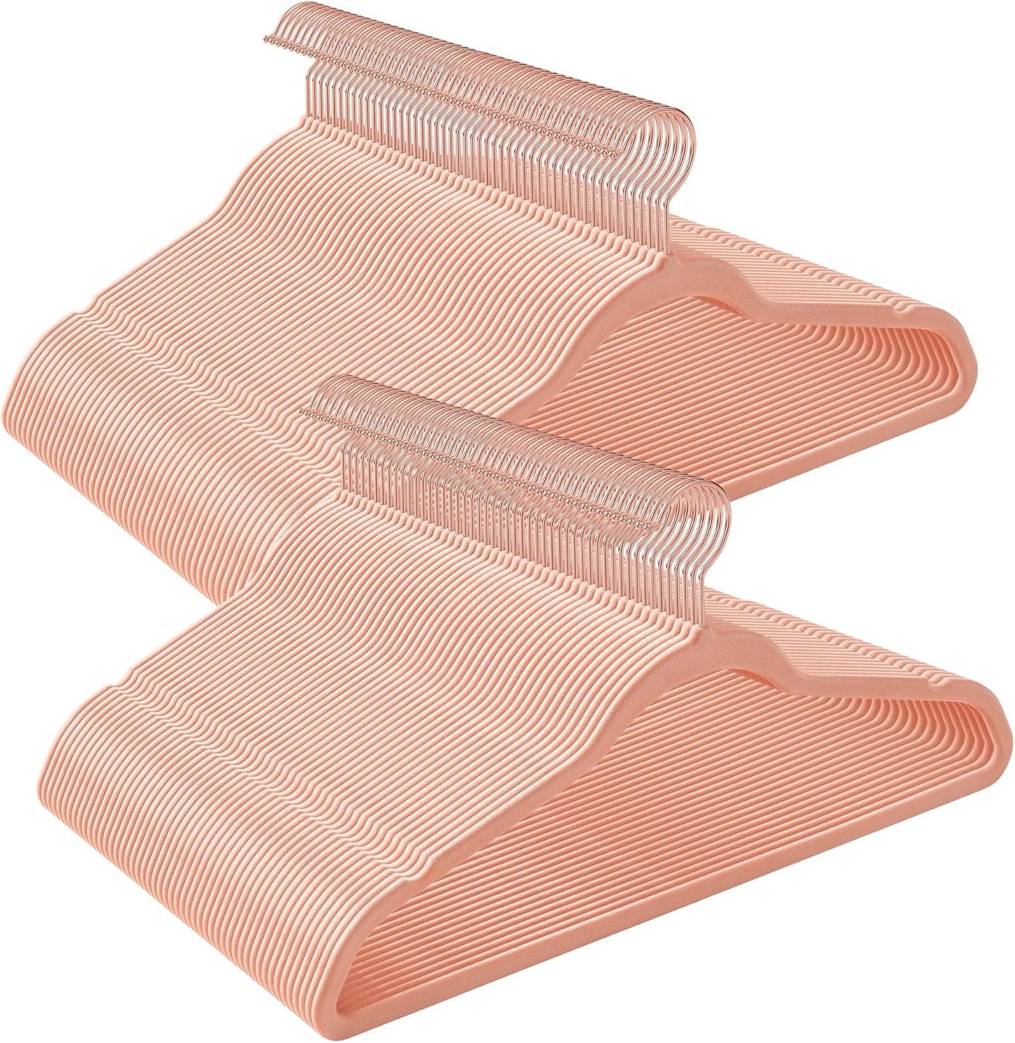 SONGMICS Velvet Hangers - 100 Pack Non-Slip Space-Saving Hangers