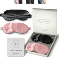 Silk Sleep Mask for Women and Men - Pack of 2 for Restful Sleep