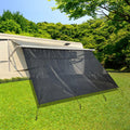 RV Awning Shade Screen with Zipper 8 ft x 19 ft 3 in - Improved UV