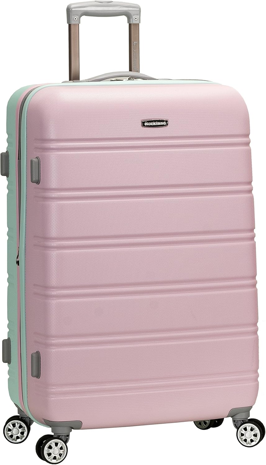 Rockland Melbourne Hardside Expandable Luggage with Spinner Wheels