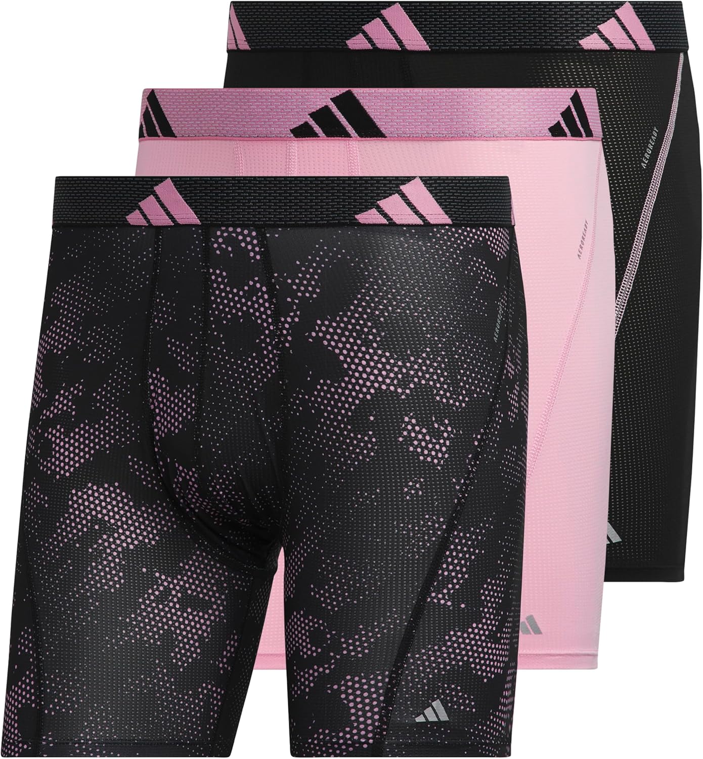 adidas Men's Performance Athletic Mesh Boxer Briefs for Comfort
