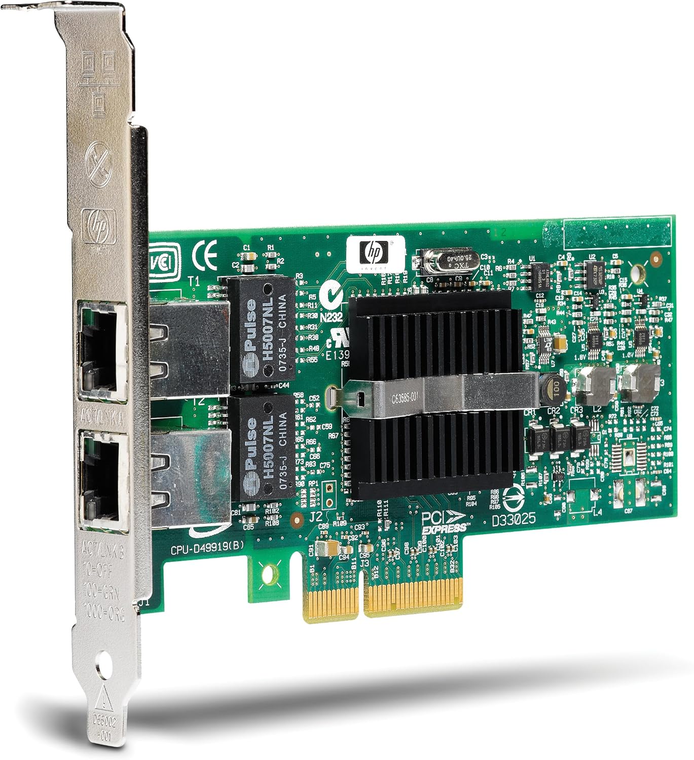 HP NC360T PCIe Dual Port Gigabit NIC for High-Speed Networking