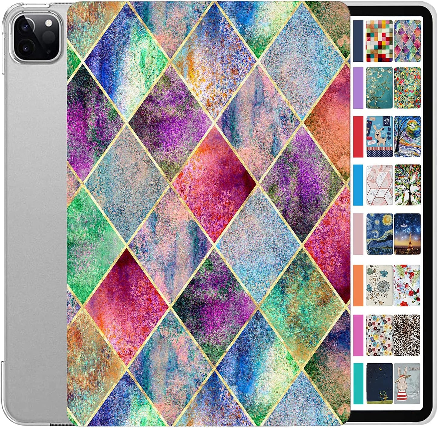 DuraSafe Cases for iPad Pro 12.9 Inch 4th Gen - Diamond Grid