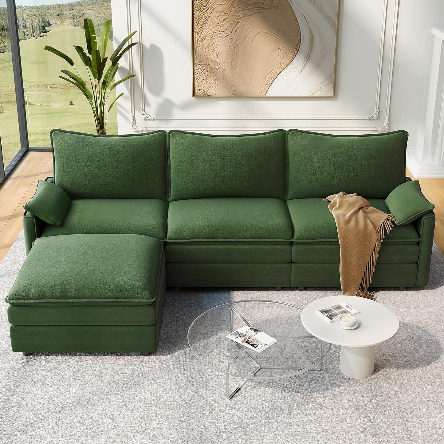 Vesgantti 108in Modular Sectional Sofa for Ultimate Comfort