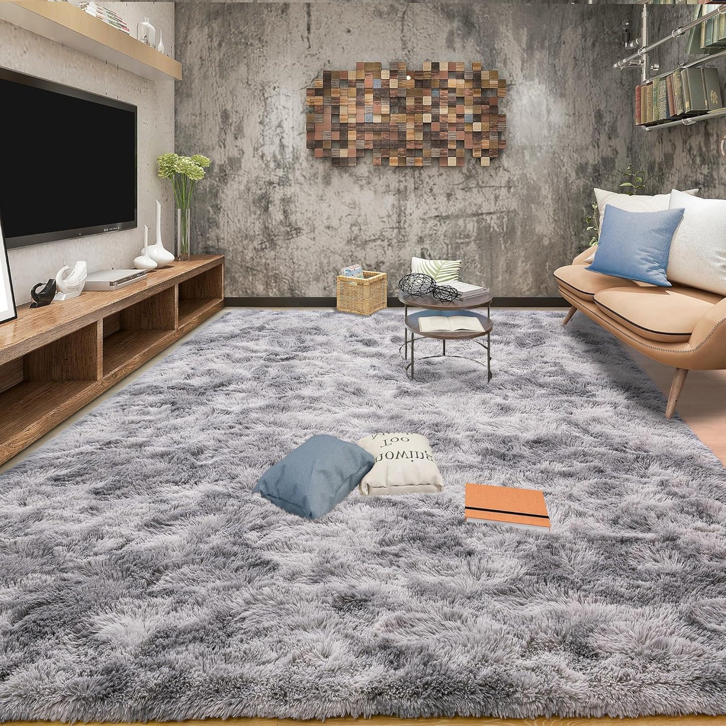 Tepook Area Rugs 10x14 for Living Room, Soft Fluffy Rug