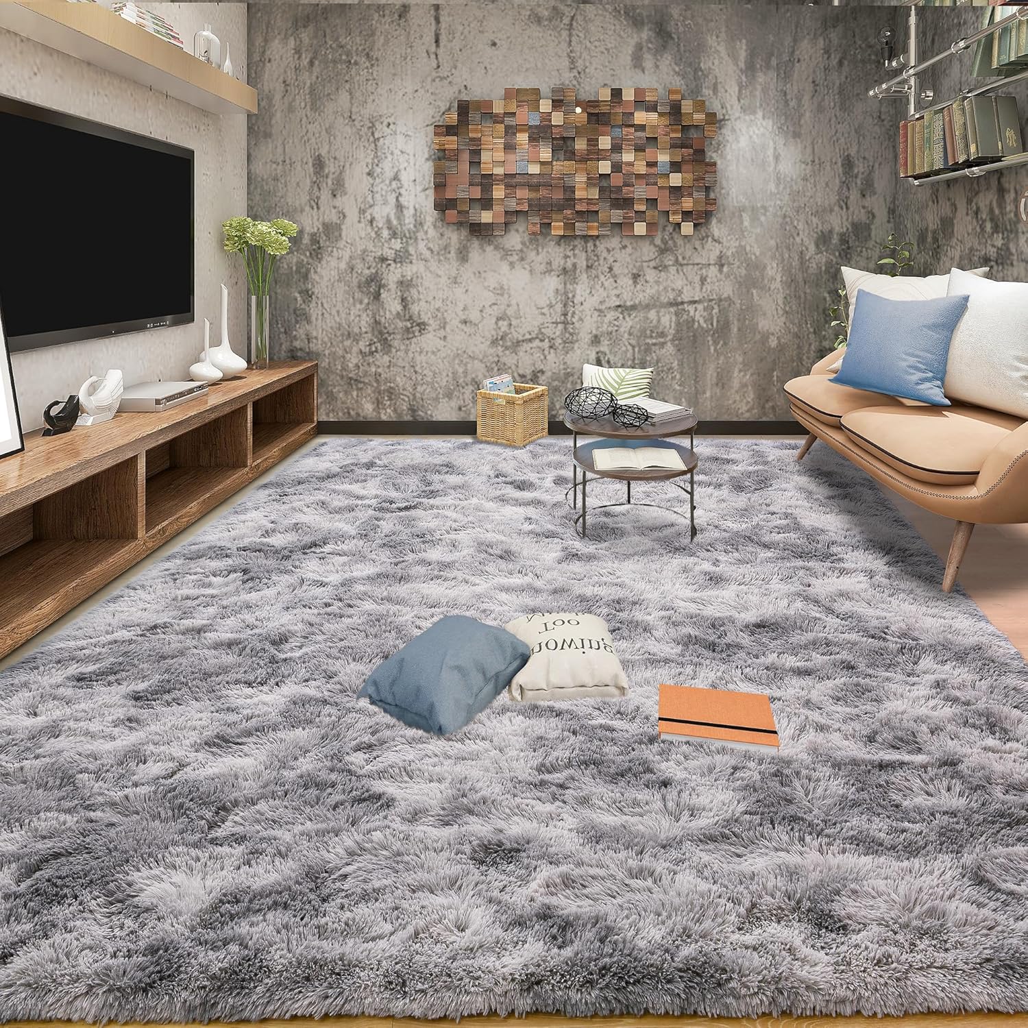 Tepook Area Rugs 10x14 for Living Room, Soft Fluffy Rug