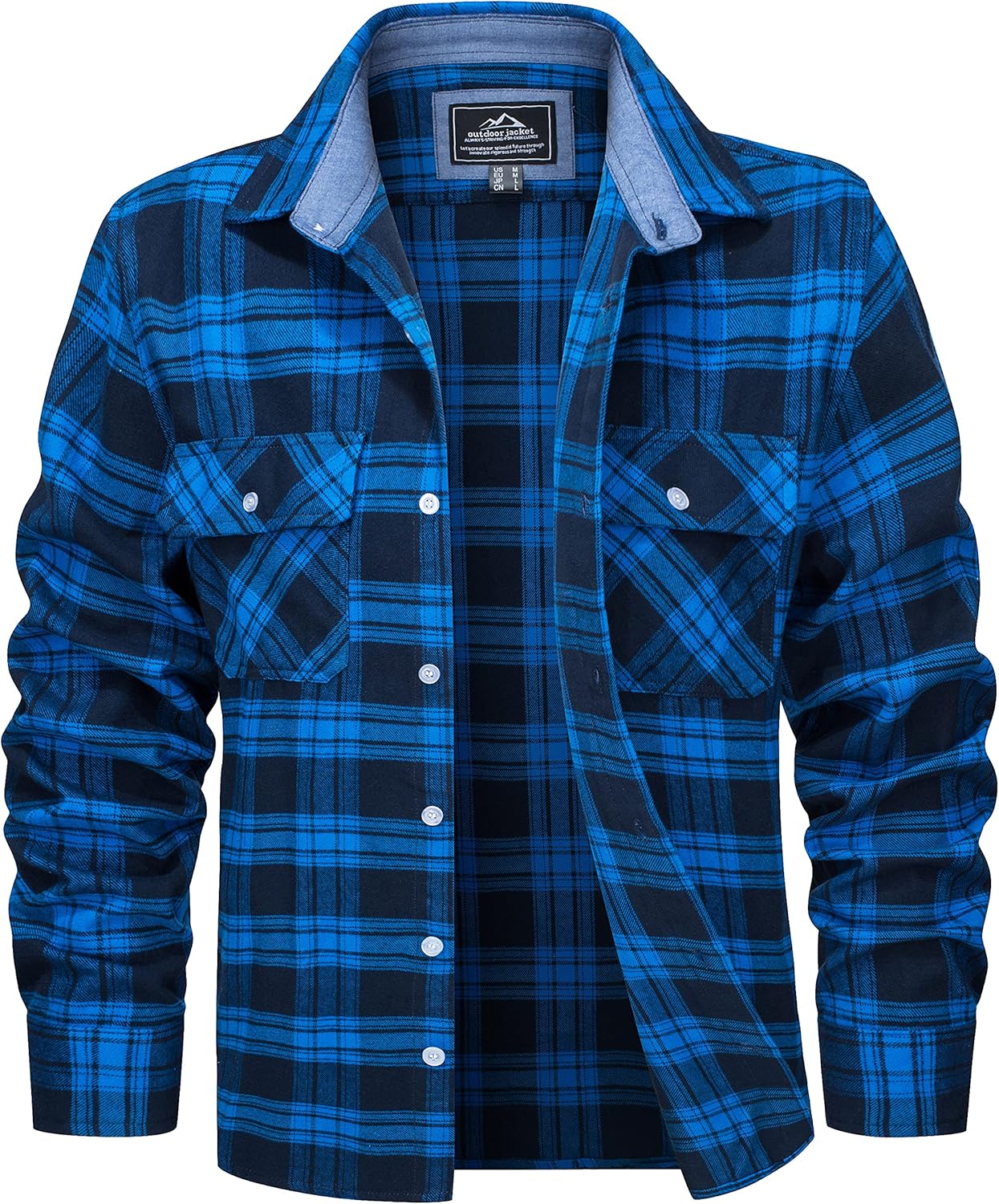 MAGCOMSEN Men's Flannel Shirts for Casual Fashion and Comfort