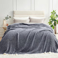 Snuggle Sac Queen Size Bedding Blanket Navy - Oversized Cozy Throw