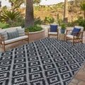 SAND MINE Waterproof Outdoor Rug 10x20 ft - Reversible Patio Mat