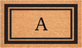 Monogram Coir Doormat 24in x 48in - Oversized Scraping Welcome Mat