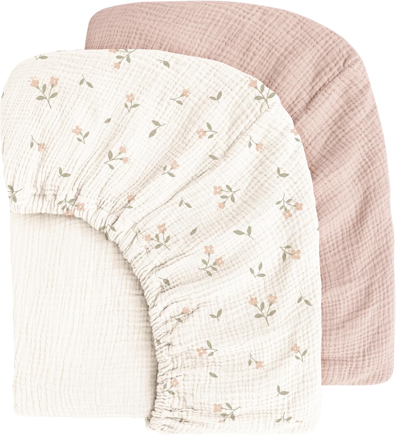 Muslin Cotton Crib Sheets - Soft and Breathable Baby Sheets
