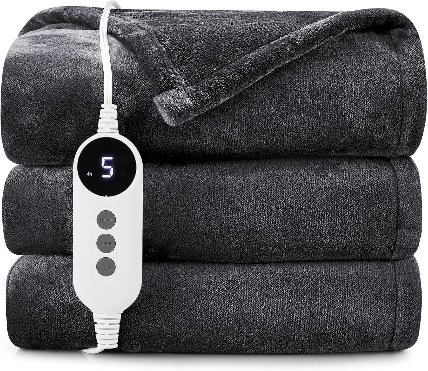 HYLEORY Heated Electric Blanket Throw for Ultimate Comfort